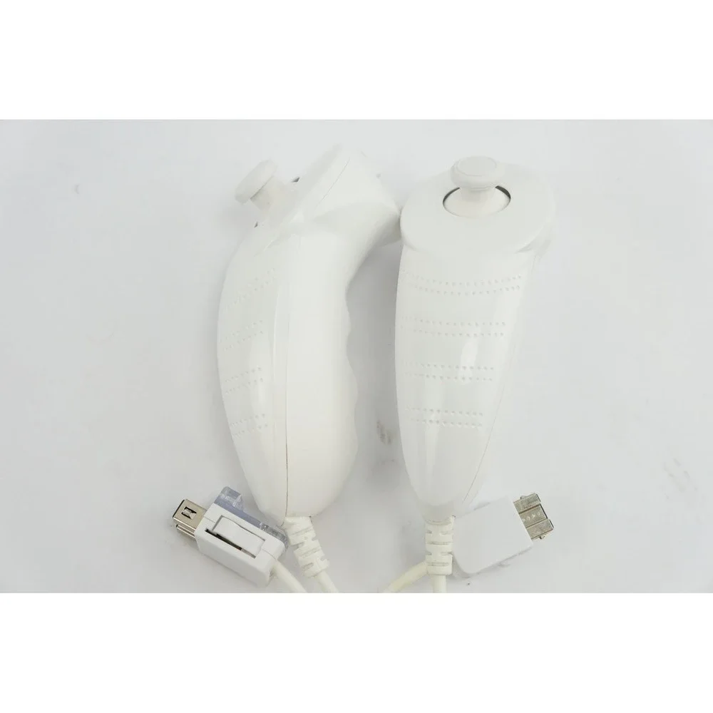 GC 2-Pack Nintendo Wii Nunchuk Controller White Motion Sensor‎ Cable